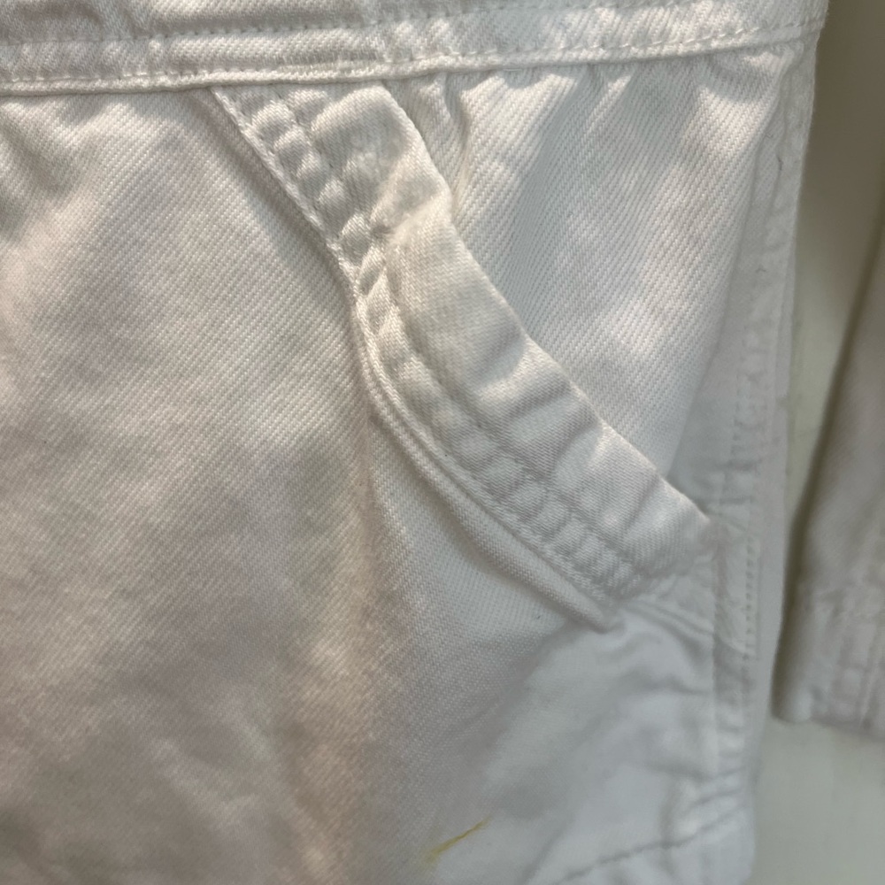 Democracy White Utility Jacket Practical Cotton C… - image 6